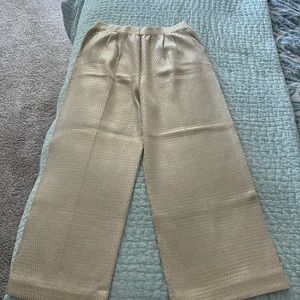St John Gold Sparkle Knit evening pants